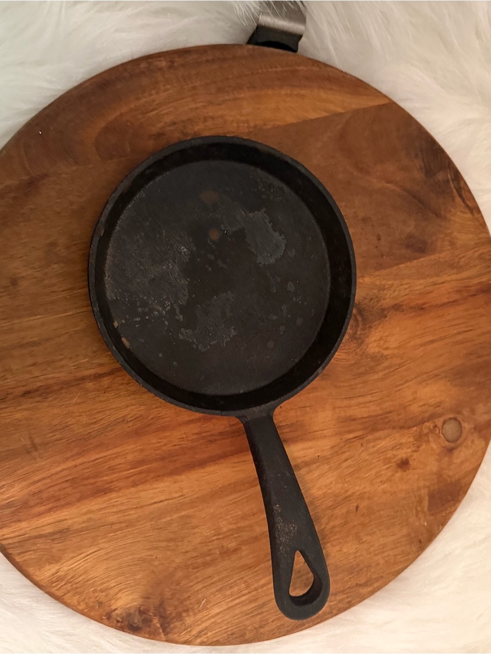 Vintage Cast Iron Mini Skillet - Black - Unbranded